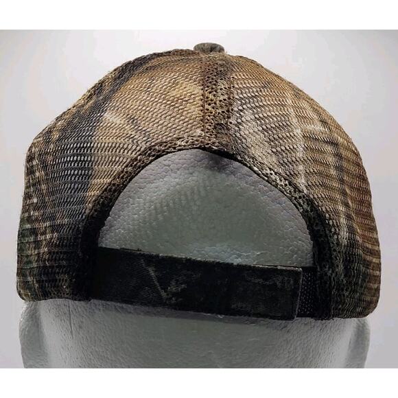 John Deere RealTree Snapback Camouflage Trucker's Cap Hat Mesh‎ Embroidered Camo - Picture 4 of 9